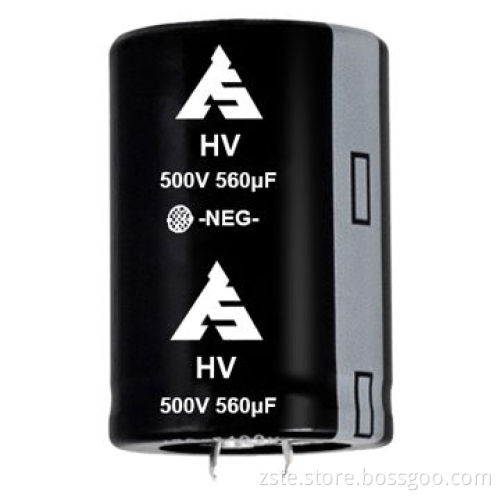 Snap-in aluminum electrolytic capacitor for servo, with long lifespan, 500V 560uf 3000hNew